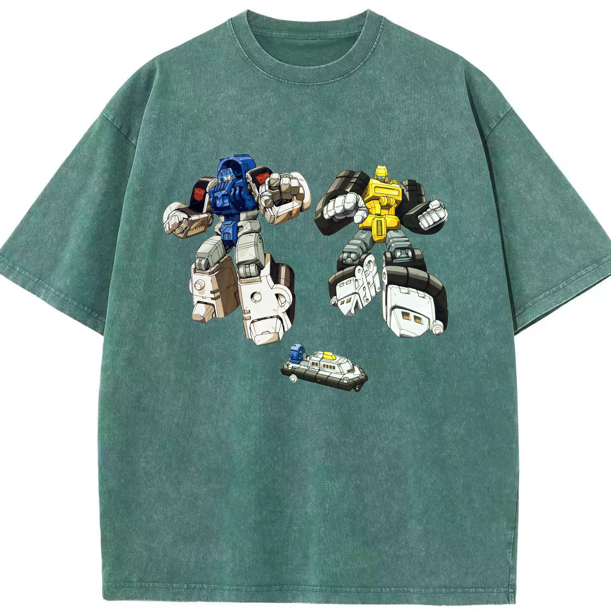 （画像用）  綿100% ヴィンテージ風 半袖Tシャツ（フロントプリント）